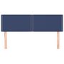 Voir la diapositive 3 : VIDAXL Tetes de lit 2 pcs Bleu 72x5x78/88 cm Tissu