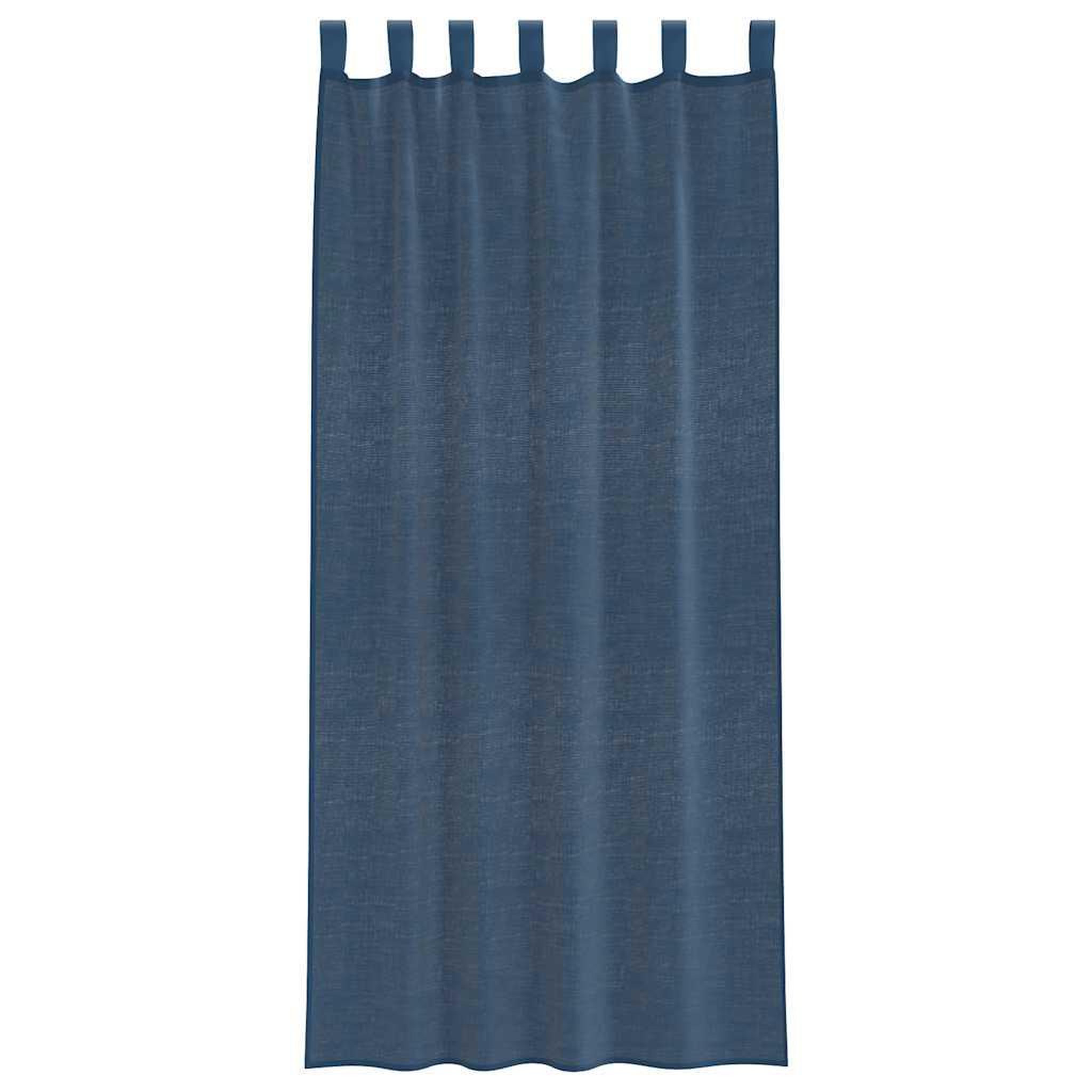 Voir la diapositive 4 : VIDAXL Rideaux en voile avec passe-tringles 2 pcs bleu royal