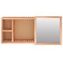 Voir la diapositive 4 : VIDAXL Armoire a miroir 80x17x34 cm Bois massif de noyer