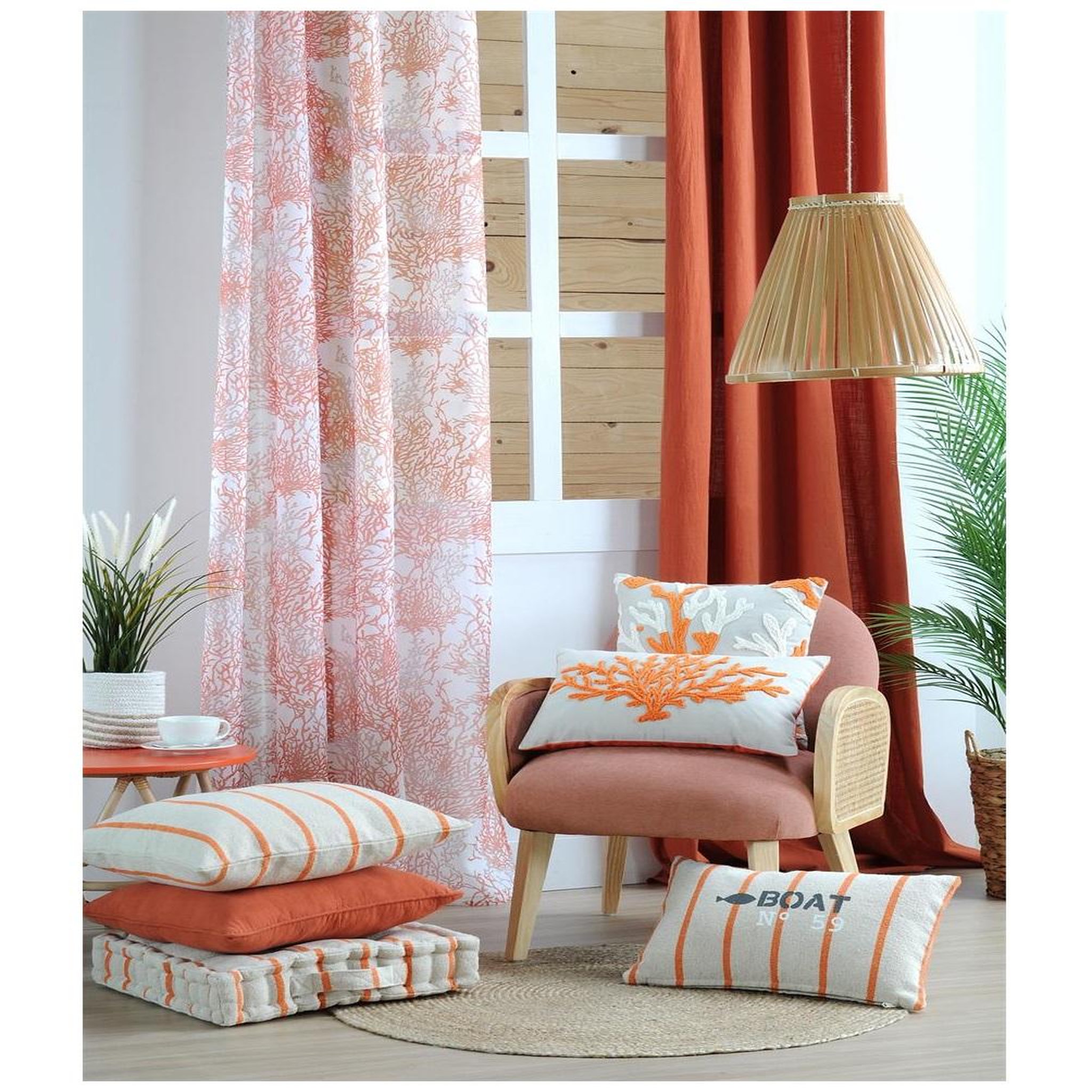 Voir la diapositive 6 : Eden Coussin de sol st tropez design et moderne