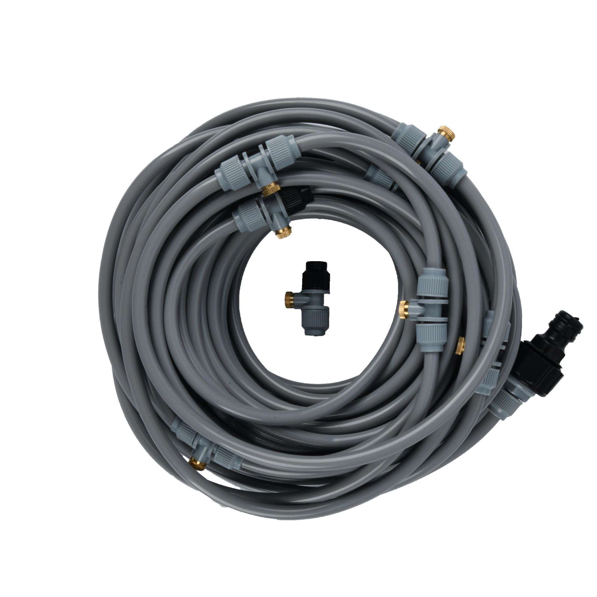 Voir la diapositive 4 : WERKAPRO Brumisateur de terrasse 10 m 7 buses laiton werka pro