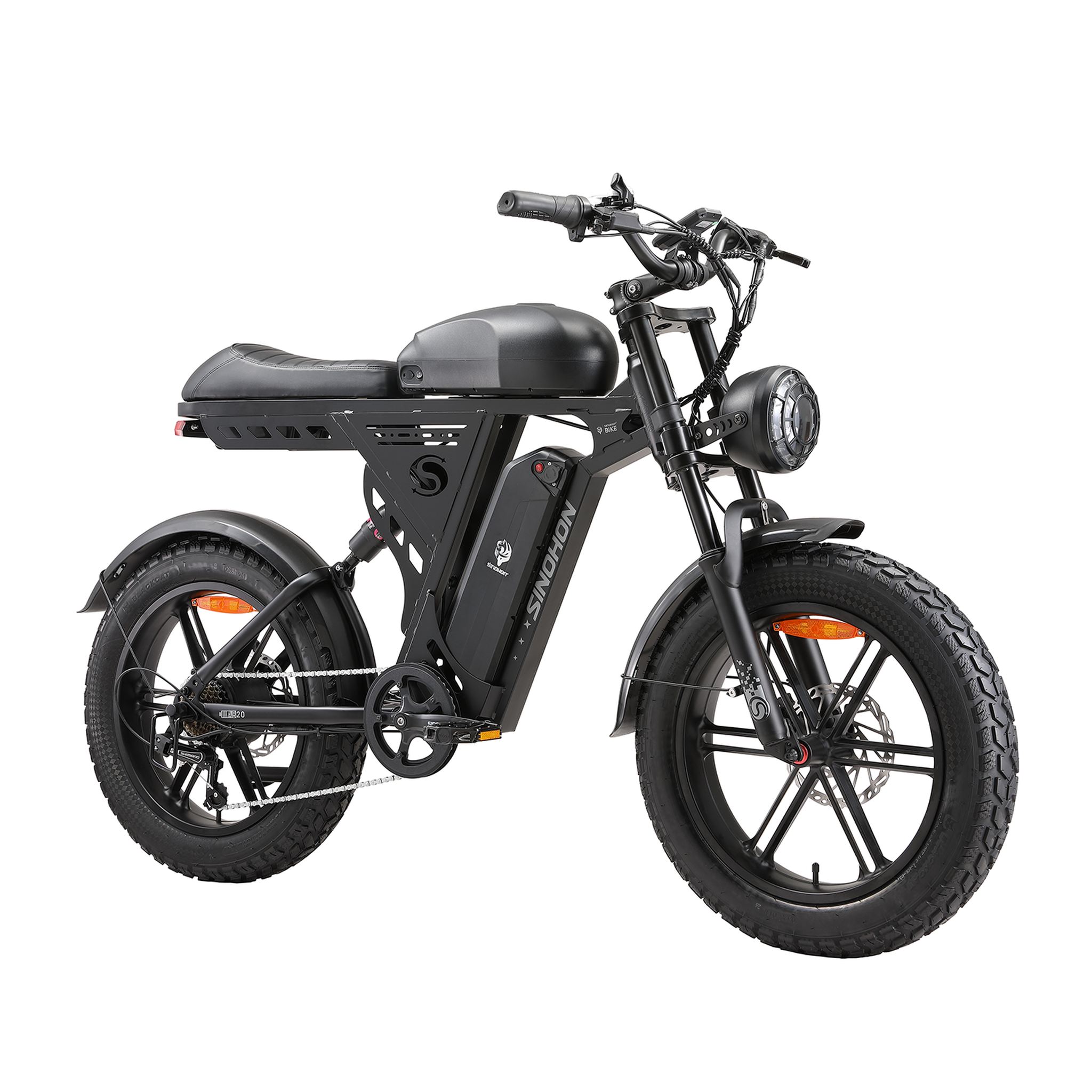 Voir la diapositive 3 : SINOHON Sinohon ab20 vélo électrique double batterie, fat bike 20 po longue autonomie 1728wh