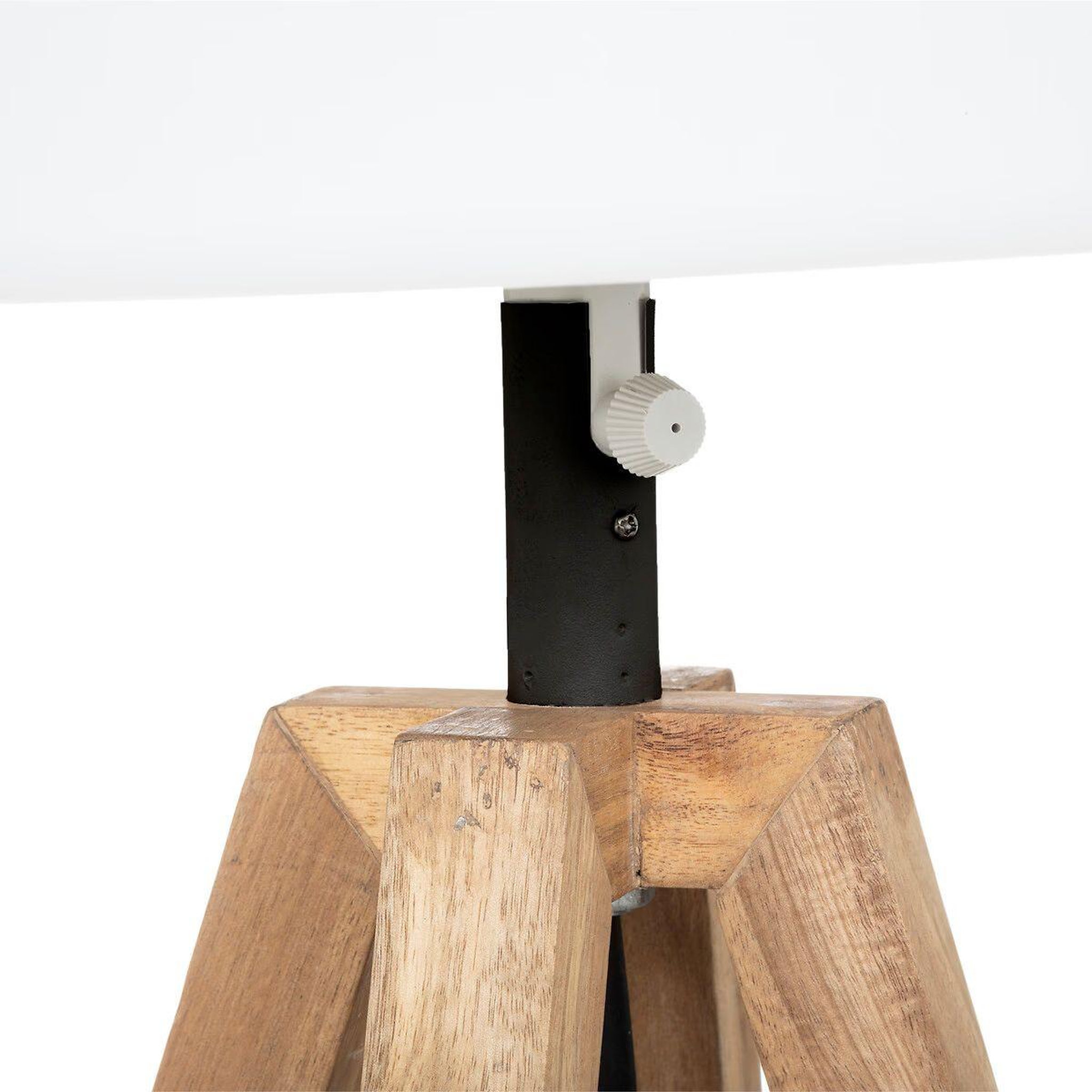 Voir la diapositive 3 : ATMOSPHERA Lampe à poser outdoor  matia  58cm blanc & beige