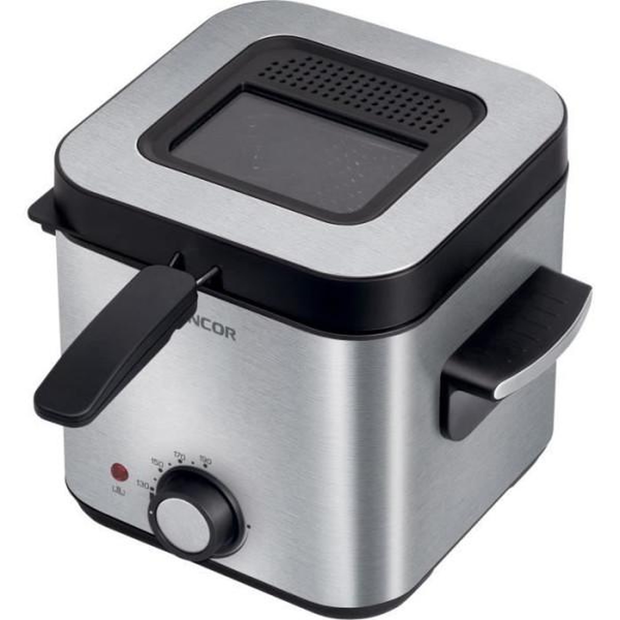MARKET24 Friteuse Electrique  - SENCOR - SFR 6200SS - 900 W - 1,5 L - Noir / Acier inoxydable