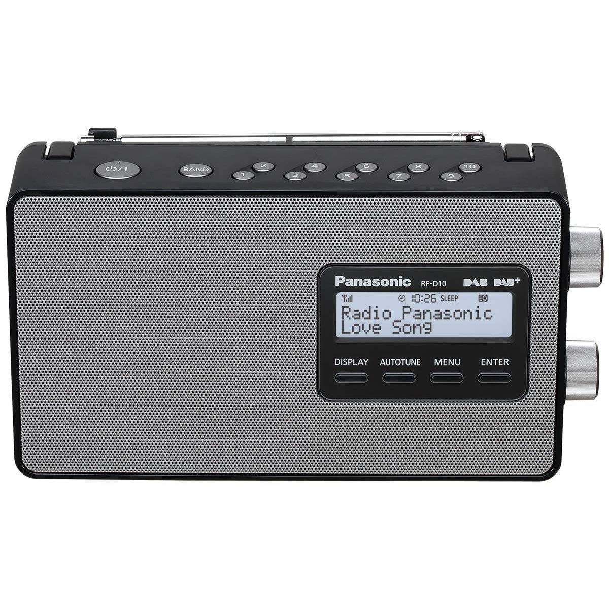 PANASONIC Radio portable noir - rfd10egk