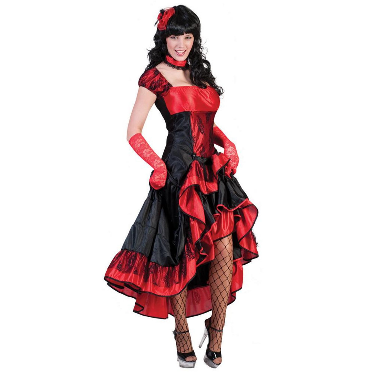 FUNNY FASHION Déguisement Danseuse Saloon - XXL