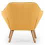 Voir la diapositive 4 : Paris Prix Fauteuil Scandinave Matelassé  Taon  83cm Jaune