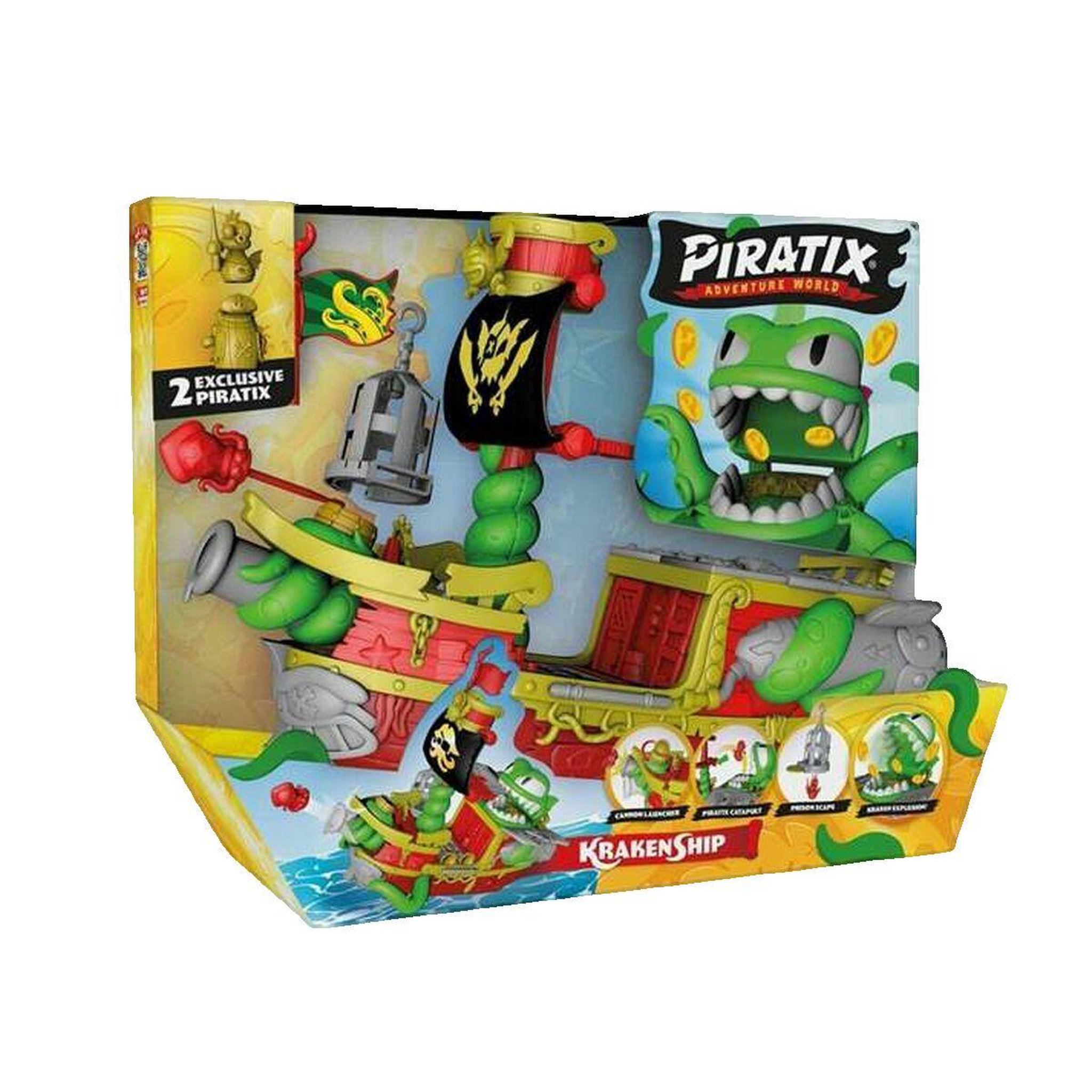 PLAYMOBIL Jouet Playmobil Bateau Pirate Kraken coloré