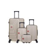 SWISS KOPPER SWISS KOPPER - LOT DE 4 - Valises grand format, cabine, cabine XXS et vanity RUTI. Coloris disponibles : Beige
