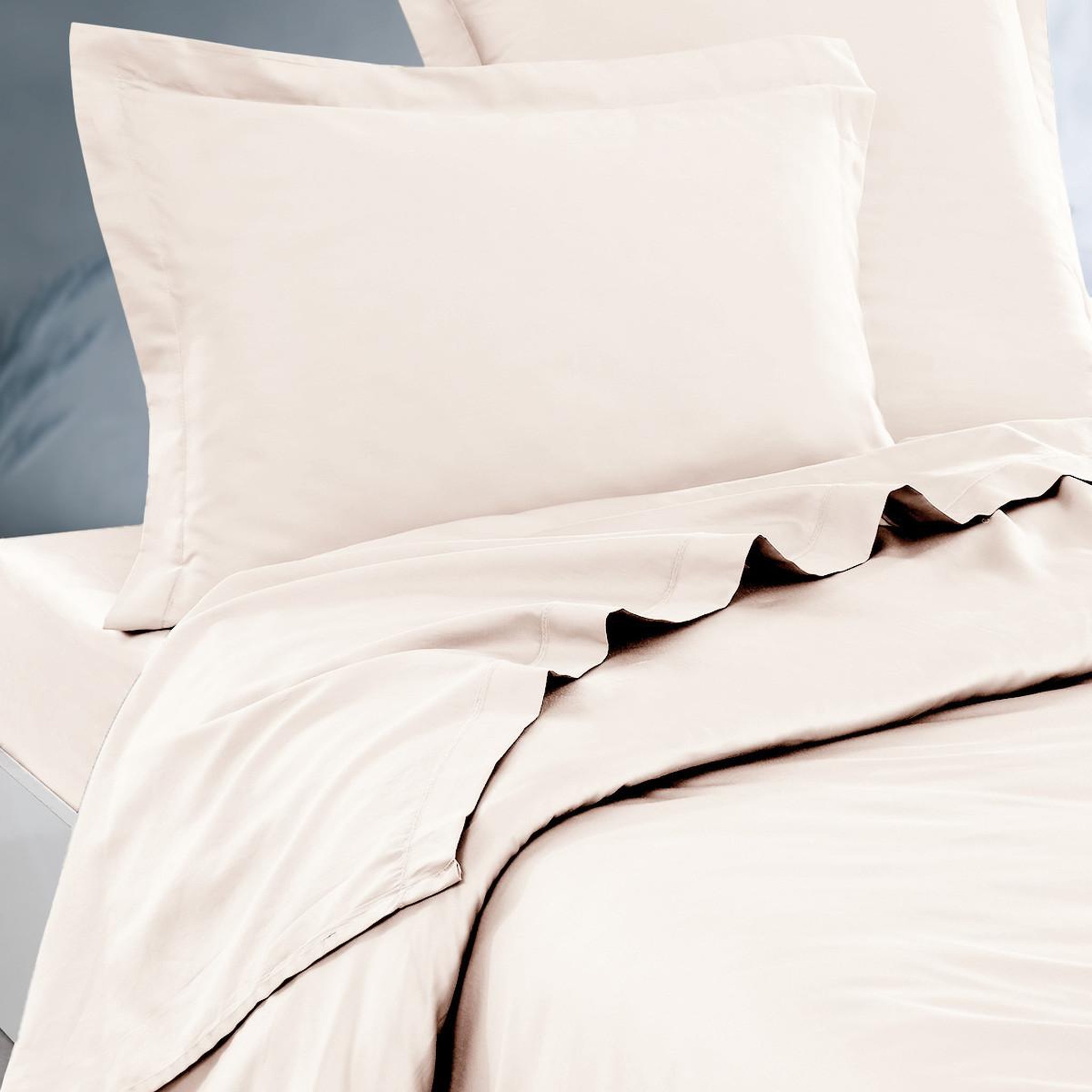 Voir la diapositive 2 : Sensei Maison Drap plat en percale de coton SOFT PERCALE