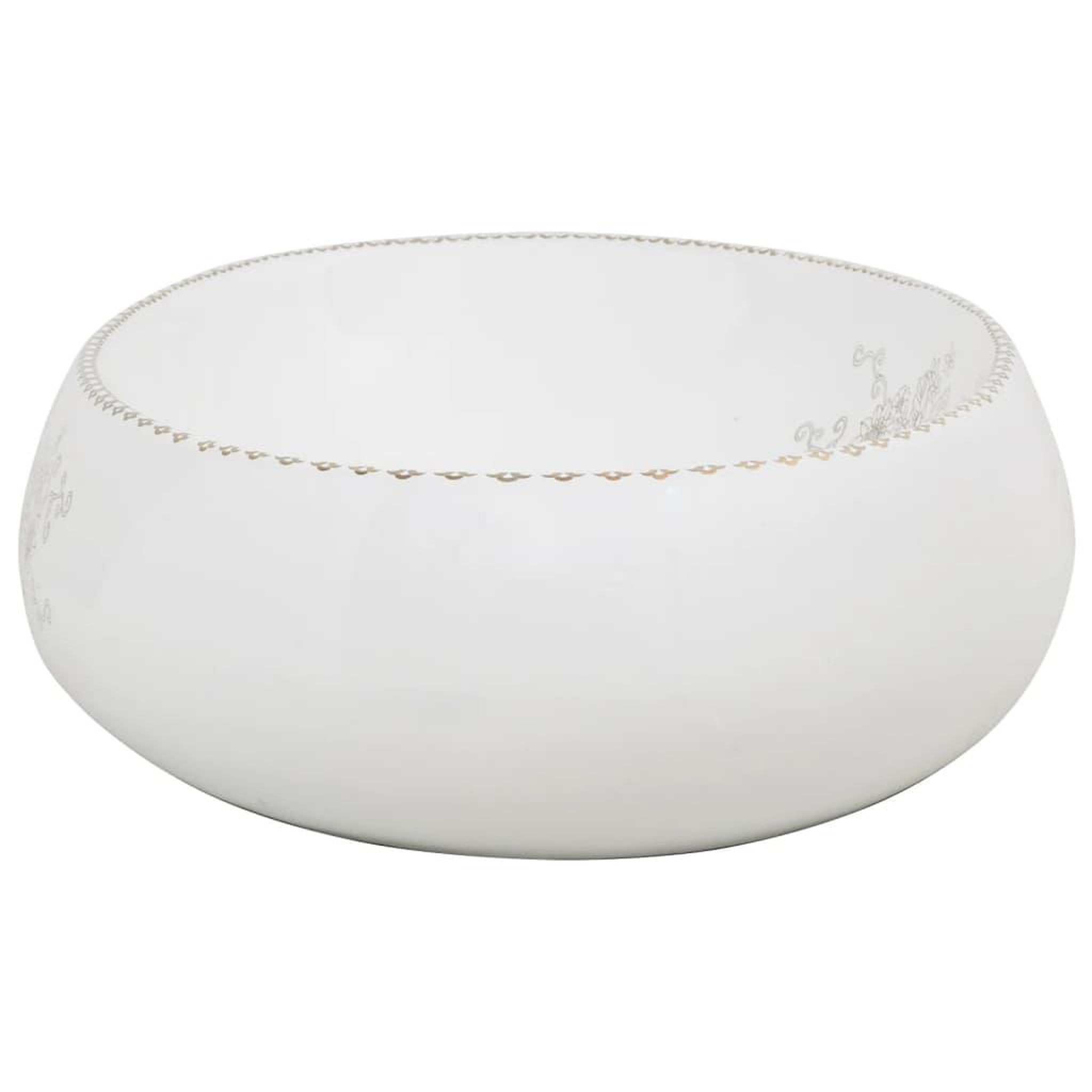 Voir la diapositive 5 : VIDAXL Vasque a poser blanc ovale 59x40x15 cm ceramique