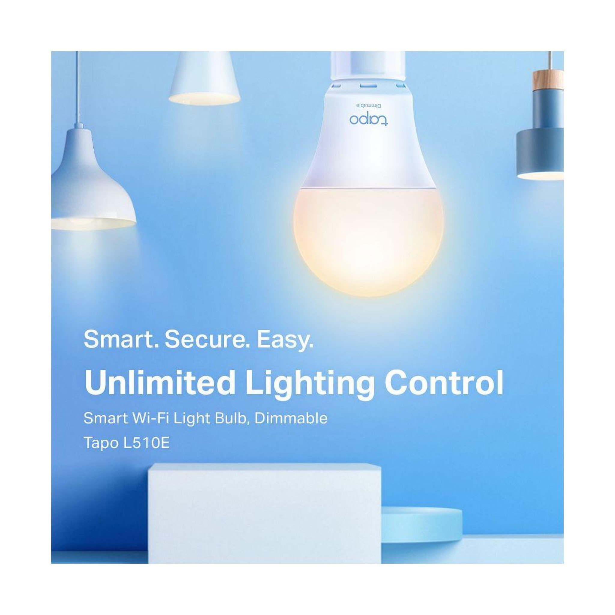 Voir la diapositive 2 : TP-LINK Ampoule led connectée connectée  tapo l510e