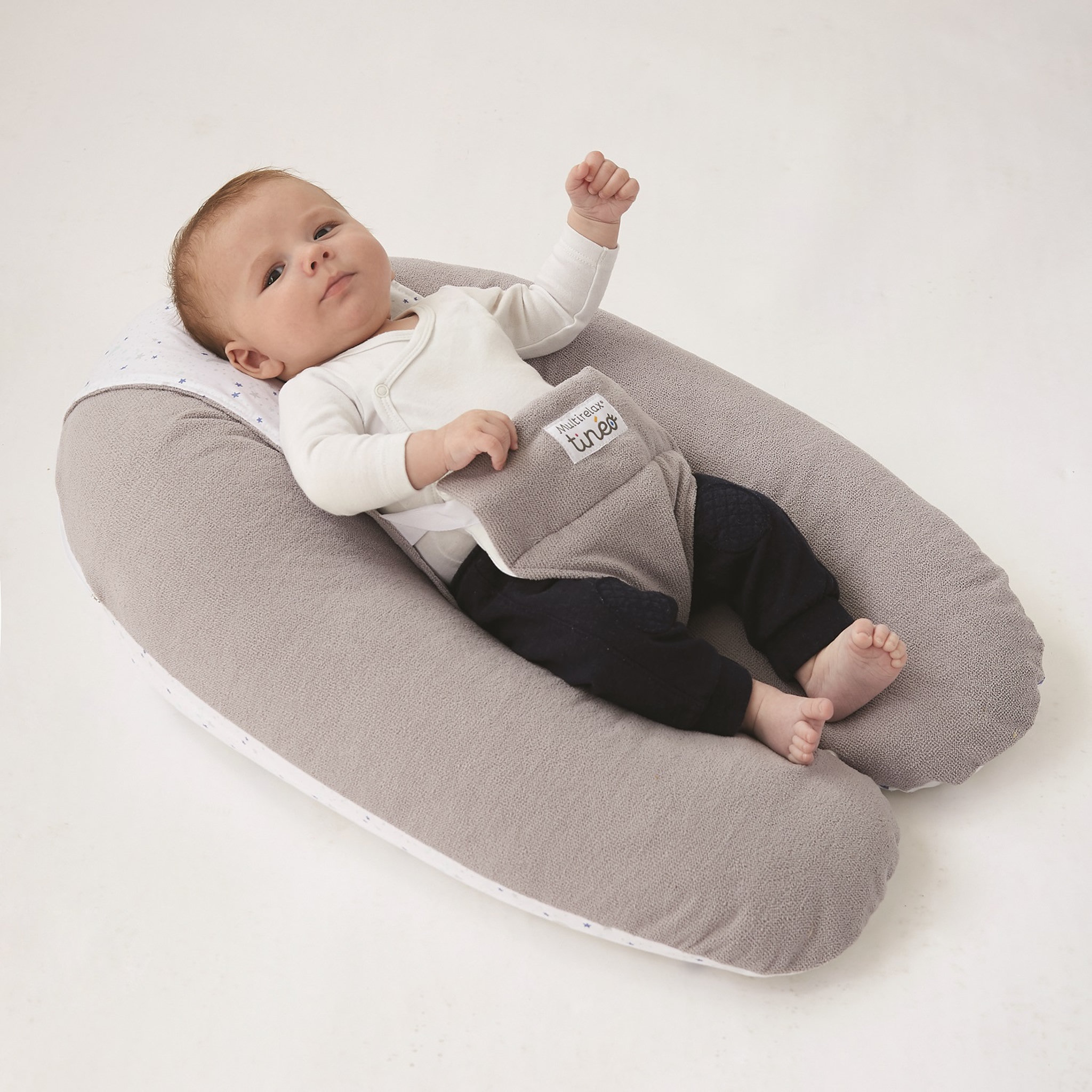 Voir la diapositive 6 : TINEO Coussin de maternité évolutif Multirelax - éponge microfibre