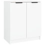 Voir la diapositive 2 : VIDAXL Armoire a chaussures Blanc 59x35x70 cm Bois d'ingenierie