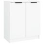 Voir la diapositive 2 : VIDAXL Armoire a chaussures Blanc 59x35x70 cm Bois d'ingenierie