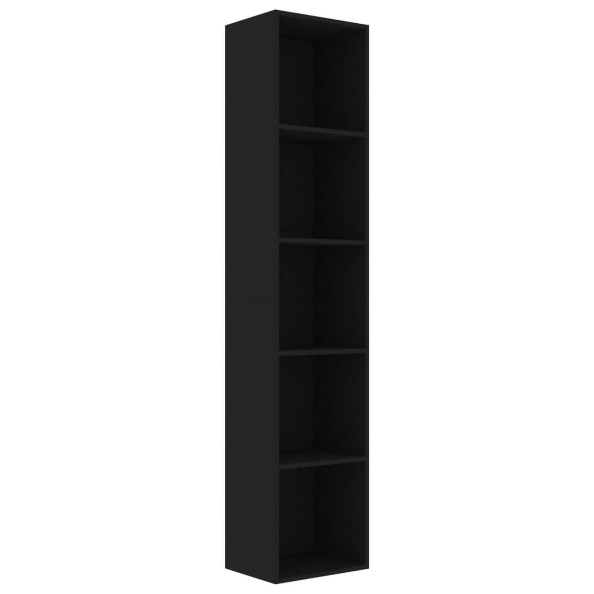 VIDAXL Bibliotheque Noir 40x30x189 cm Bois d'ingenierie