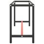Voir la diapositive 4 : VIDAXL Cadre de banc de travail Noir et rouge mat 140x50x79 cm Metal