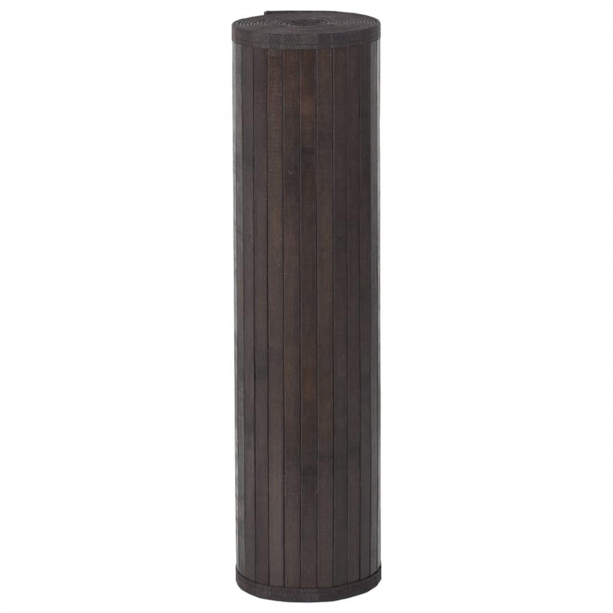 Voir la diapositive 3 : VIDAXL Tapis rectangulaire marron fonce 60x200 cm bambou
