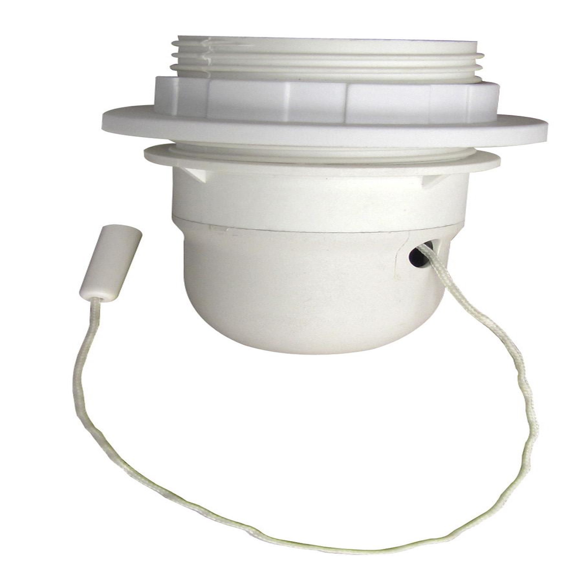 CENTRALE BRICO Douille 1/2 fil et baguette E27 TIBELEC, plastique, blanc 60 W
