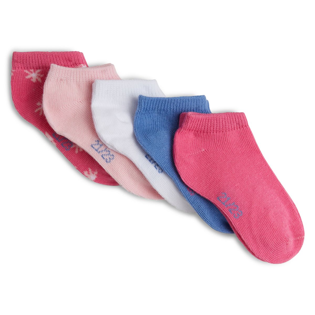 INEXTENSO Lot de 5 socquettes fantaisies bébé fille