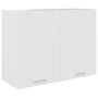 Voir la diapositive 1 : VIDAXL Armoire suspendue Blanc 80x31x60 cm Bois d'ingenierie