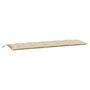 Voir la diapositive 2 : VIDAXL Coussin de banc de jardin beige 180x50x7 cm tissu oxford
