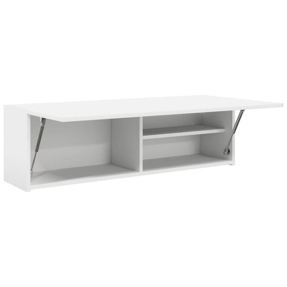 VIDAXL Armoire murale de bain blanc 100x25x30 cm bois d'ingenierie