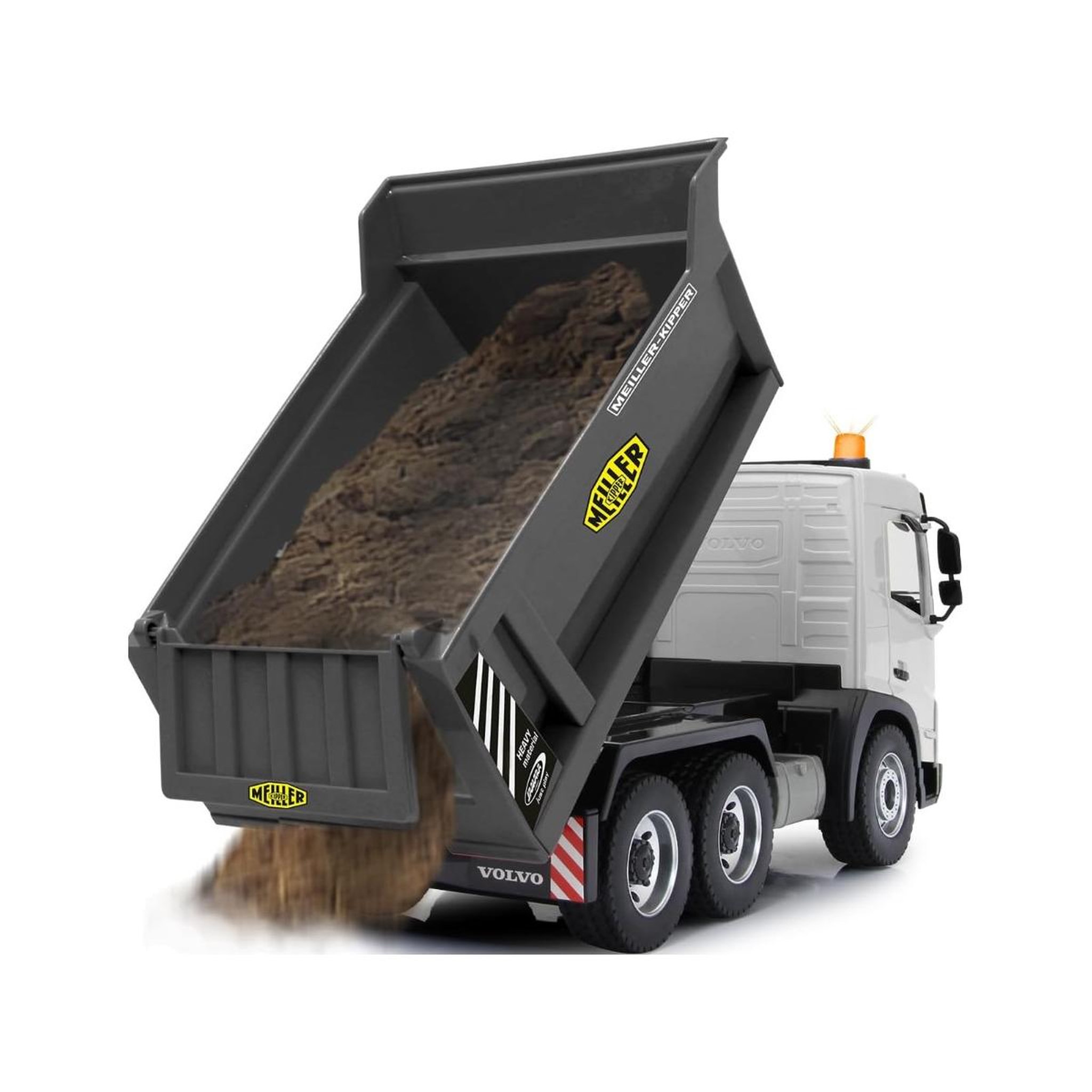 Voir la diapositive 2 : Jamara Voiture télécommandée Camion à benne Volvo FMX Meiller 1:20 2,4GHz