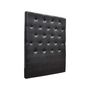 Voir la diapositive 2 : Habitat et Jardin Tête de lit capitonnée  Déco  - 99 cm - Noir - En PVC
