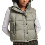 SUPERDRY Doudoune sans manches  Femme  uperdry Code. Coloris disponibles : Vert