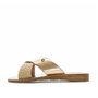 Voir la diapositive 1 : CHATTAWAK Claquettes Croisées  Gold Femme Chattawak Brana