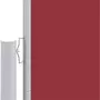 VIDAXL Auvent lateral retractable Rouge 200x1000 cm