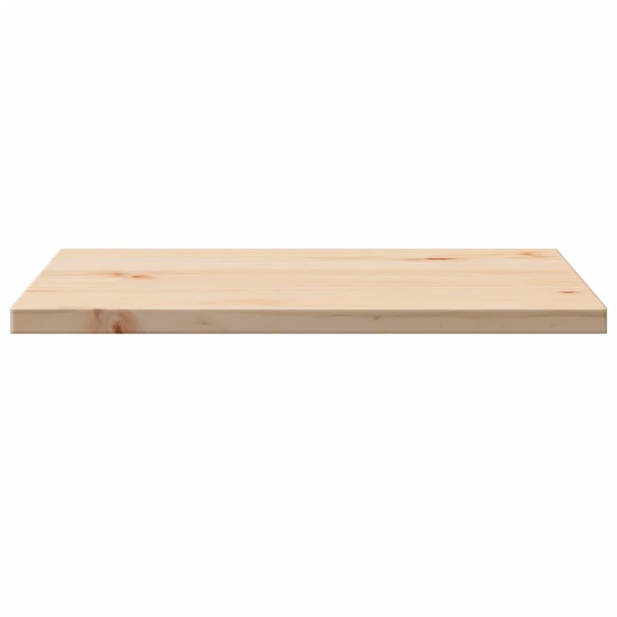 Voir la diapositive 5 : VIDAXL Dessus de table 50x50x1,7 cm carre bois de pin massif