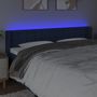 Voir la diapositive 4 : VIDAXL Tete de lit a LED Bleu 163x16x78/88 cm Tissu