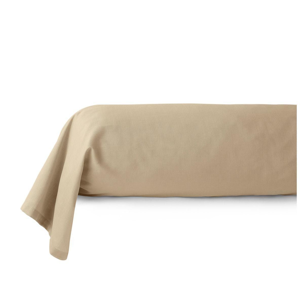 ACTUEL Taie de traversin unie en polycoton - collection permanente