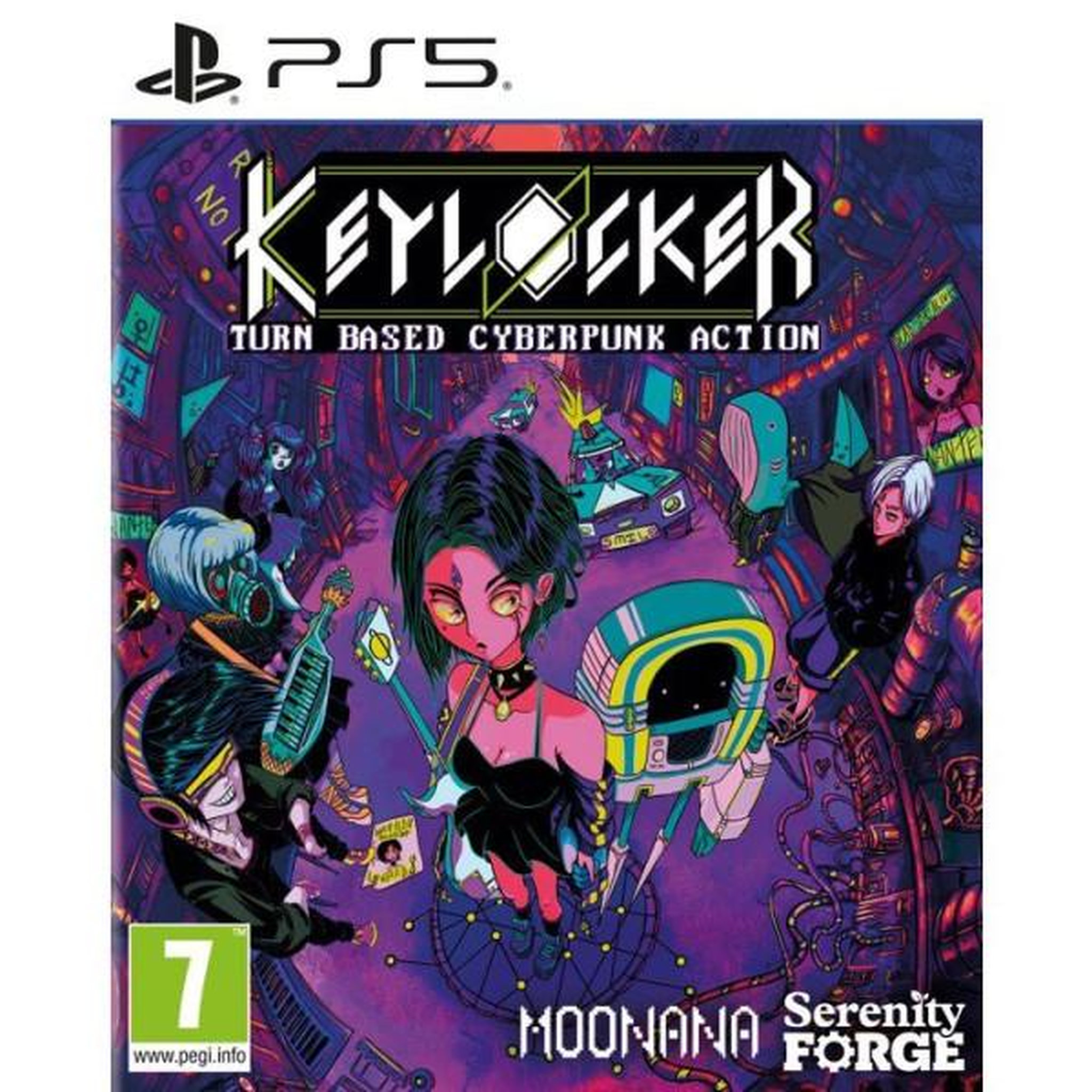 Just for games Keylocker | Turn Based Cyberpunk Action - Jeu PS5