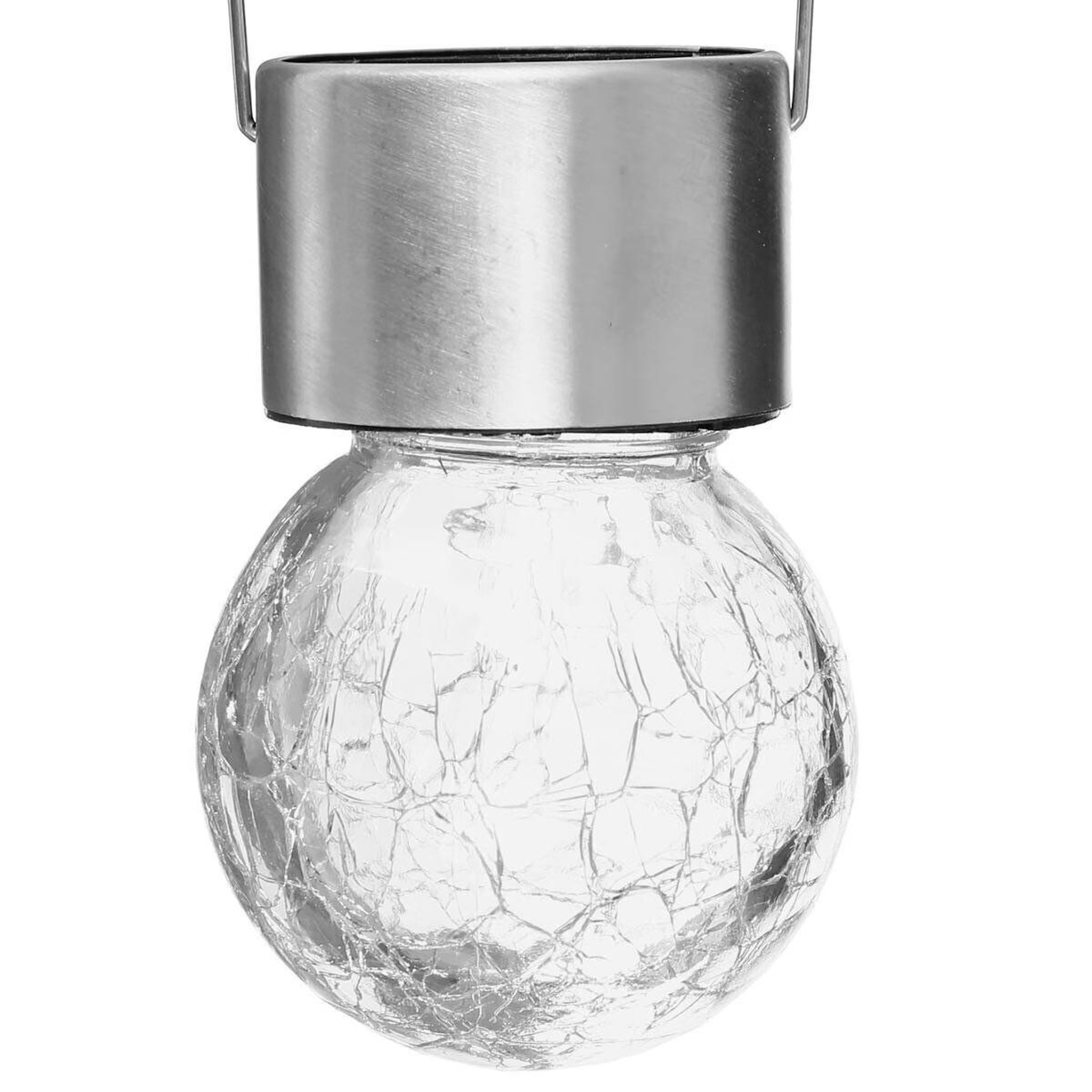 Voir la diapositive 2 : Paris Prix Balise solaire suspendue  craquelé  6cm argent
