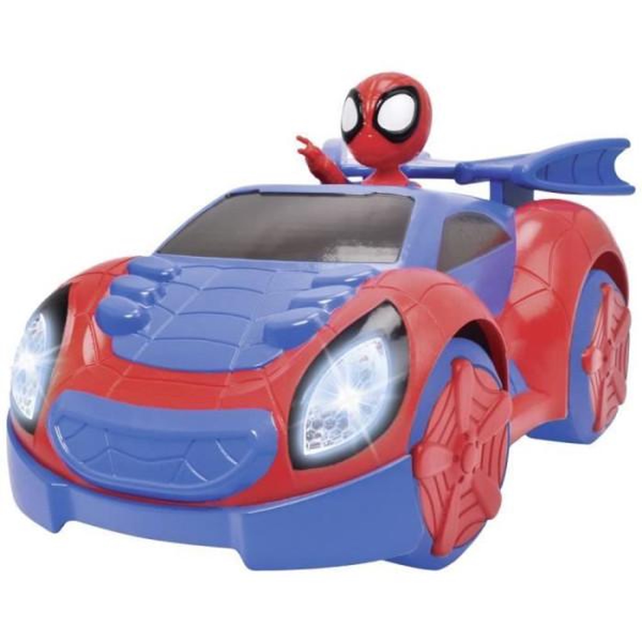 Voir la diapositive 2 : SIMBA.DICKIE.GROUP Spidey - voiture radiocommandée - 27cm - fonction turbo - batterie rechargeable par cable usb