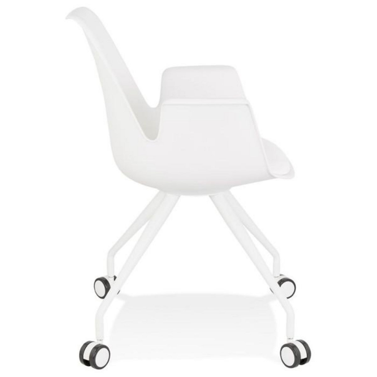 Paris Prix Chaise de Bureau Design  Mirabel  89cm Blanc