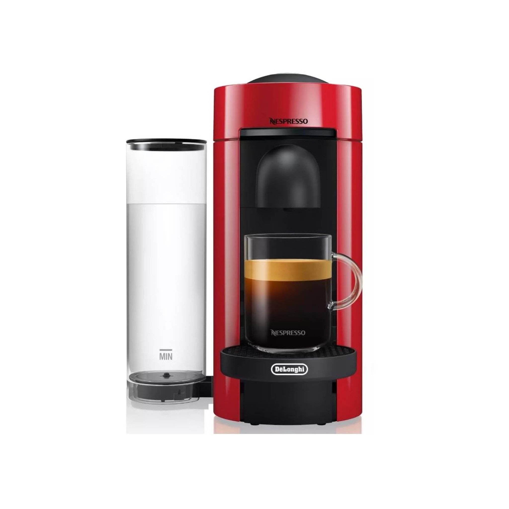 Voir la diapositive 5 : DELONGHI Cafetière nespresso 1.2l rouge - env150.r