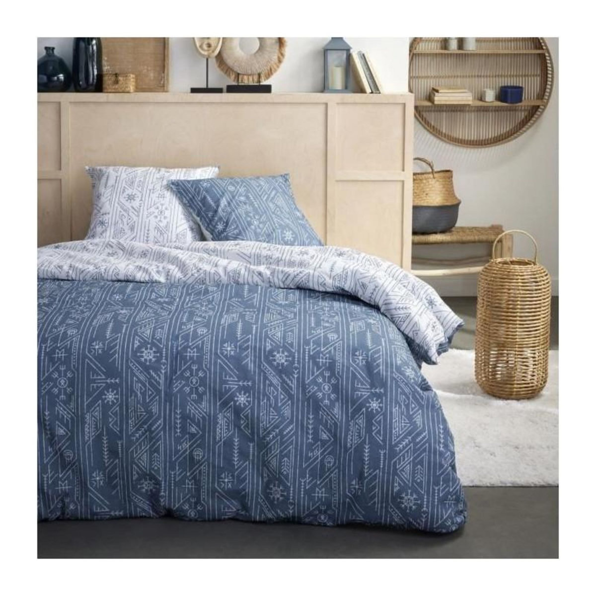 Today Parure de lit 2 personnes - TODAY - Sunshine 16.7 - 240 x 260 cm - 100% Coton imprimé