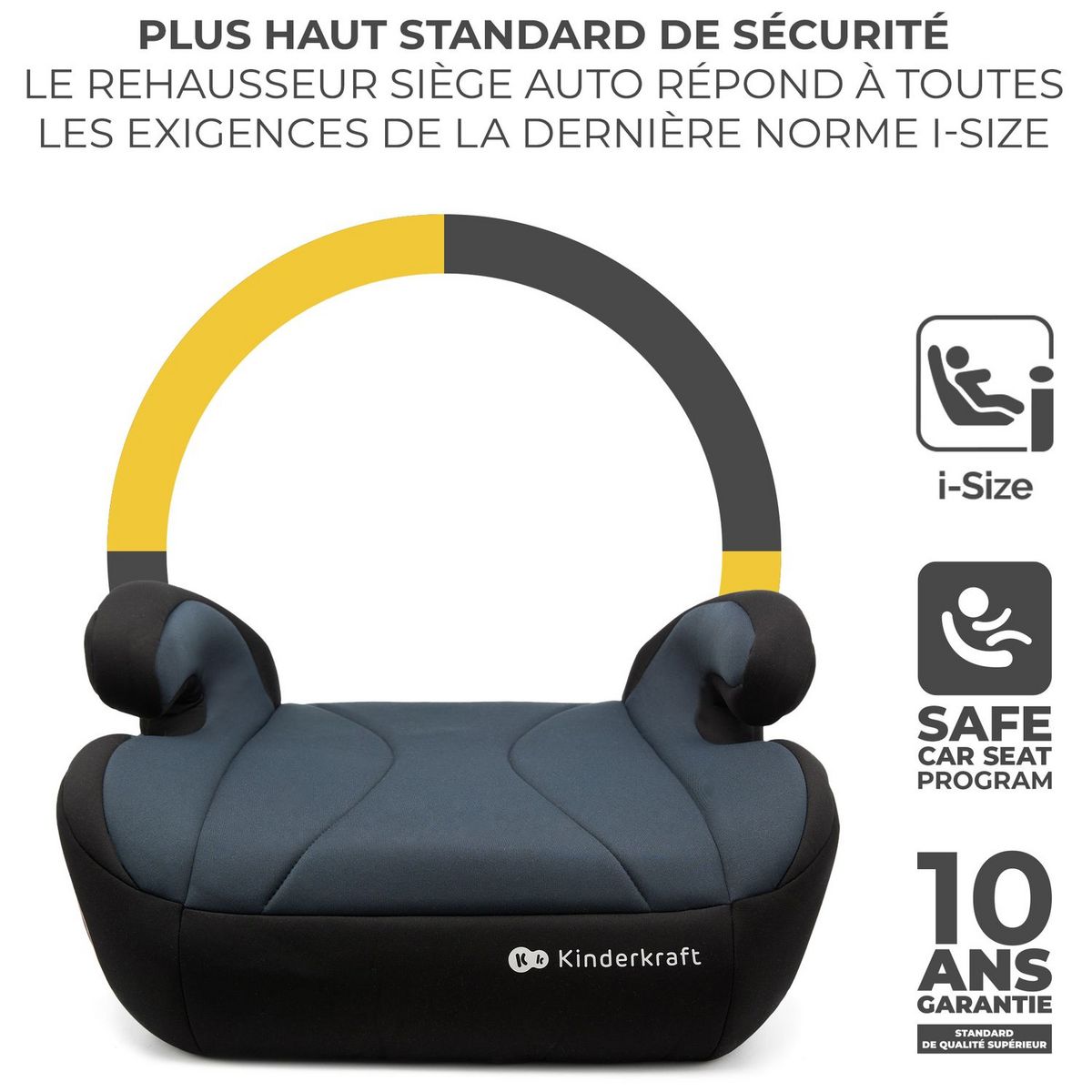 KINDERKRAFT Rehausseur bas I-BOOST i-Size 135-150 cm