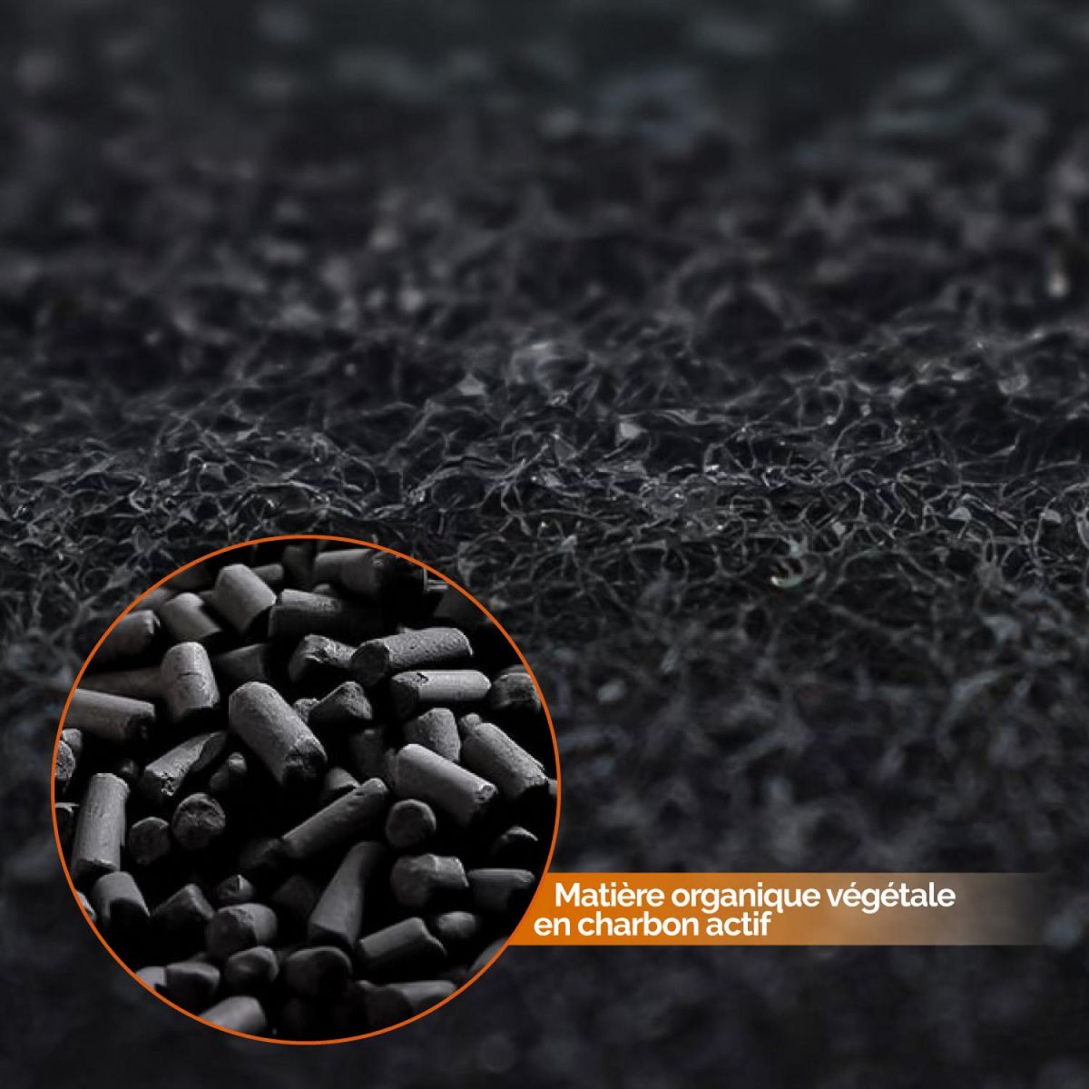 LINXOR Lot de 5 filtres à charbon actif pour composteur, poubelle à compost - Carré