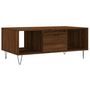 Voir la diapositive 2 : VIDAXL Table basse Chene marron 90x50x36,5 cm Bois d'ingenierie