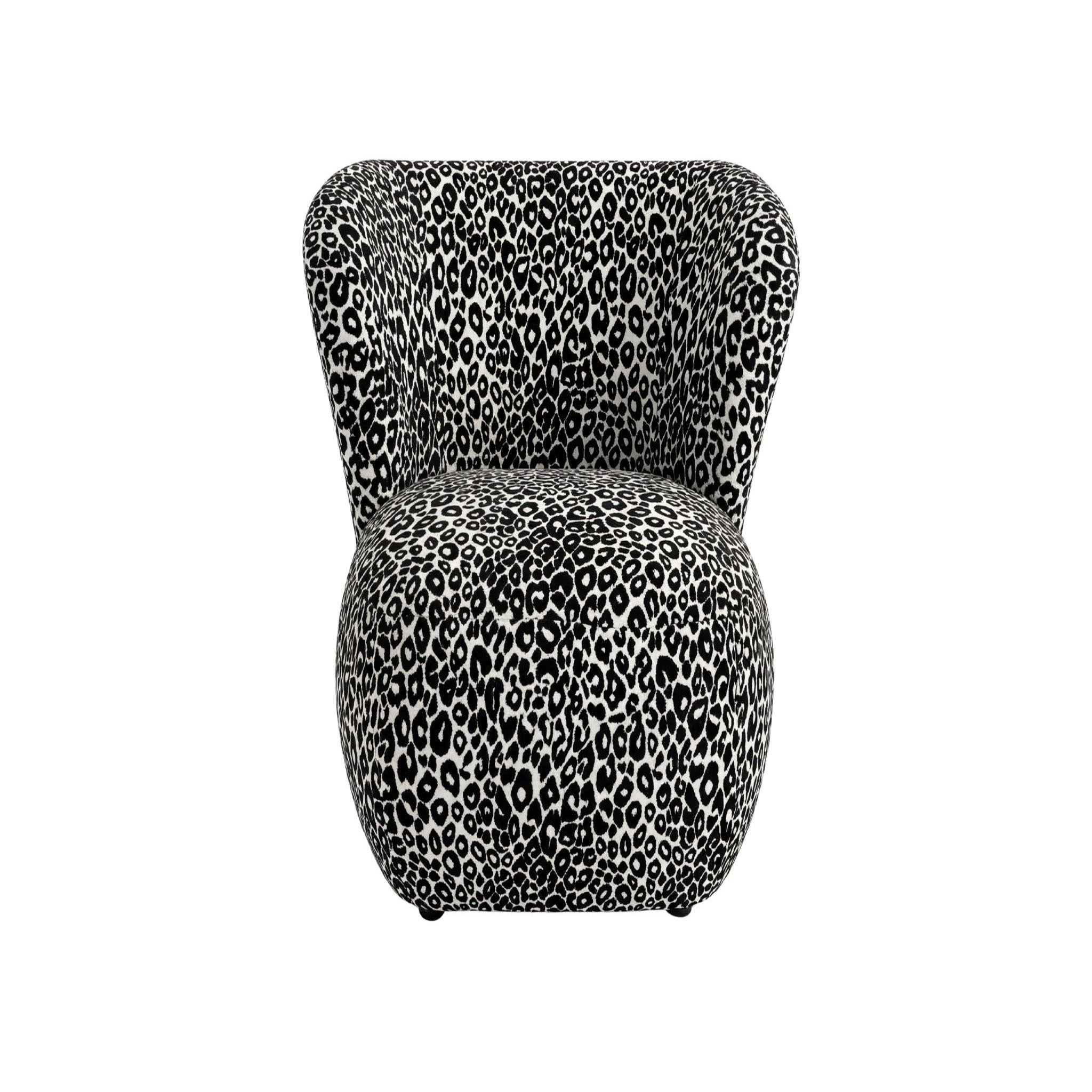 Voir la diapositive 1 : CASANOVA PARIS Capri - fauteuil tissu imprimé animalier