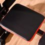 Voir la diapositive 6 : HOMCOM Banc de musculation Fitness entrainement complet avec support d'haltères dossier réglable acier noir rouge