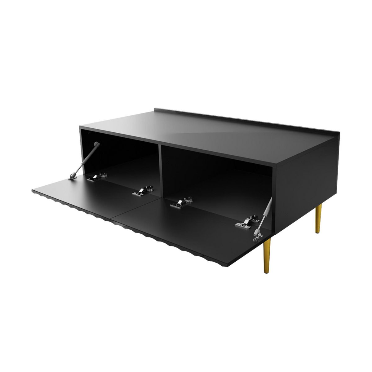 BEST MOBILIER Ambre - table basse - 2 portes - 120 cm