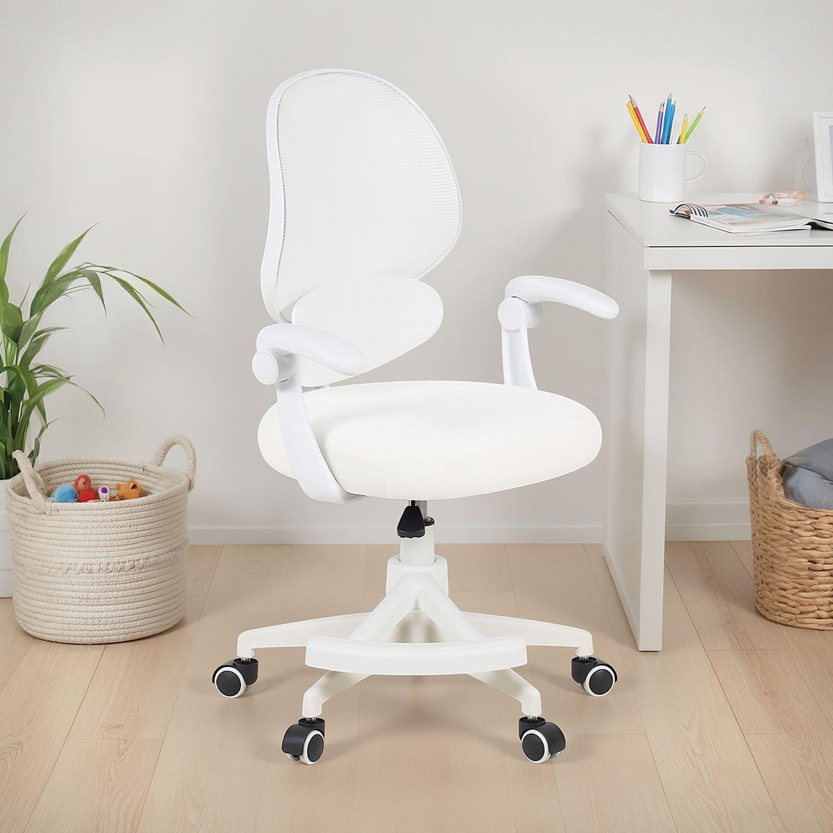 IDIMEX Chaise de bureau pour enfant ISLA pivotante