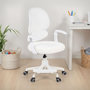 Voir la diapositive 2 : IDIMEX Chaise de bureau pour enfant ISLA pivotante