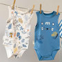Voir la diapositive 5 : Petit Béguin Lot de 2 bodies bébé sans manches Biscarosse